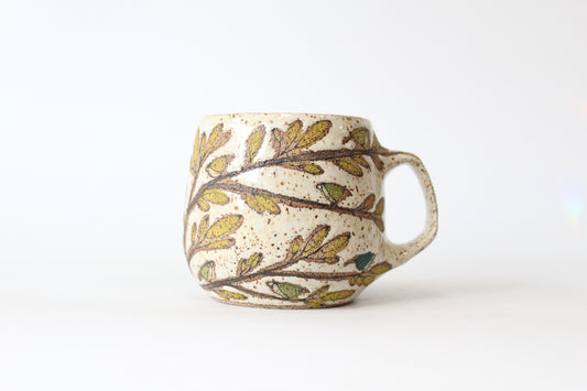 032. Tiny Blue and Green Birds Mug - 15oz.
