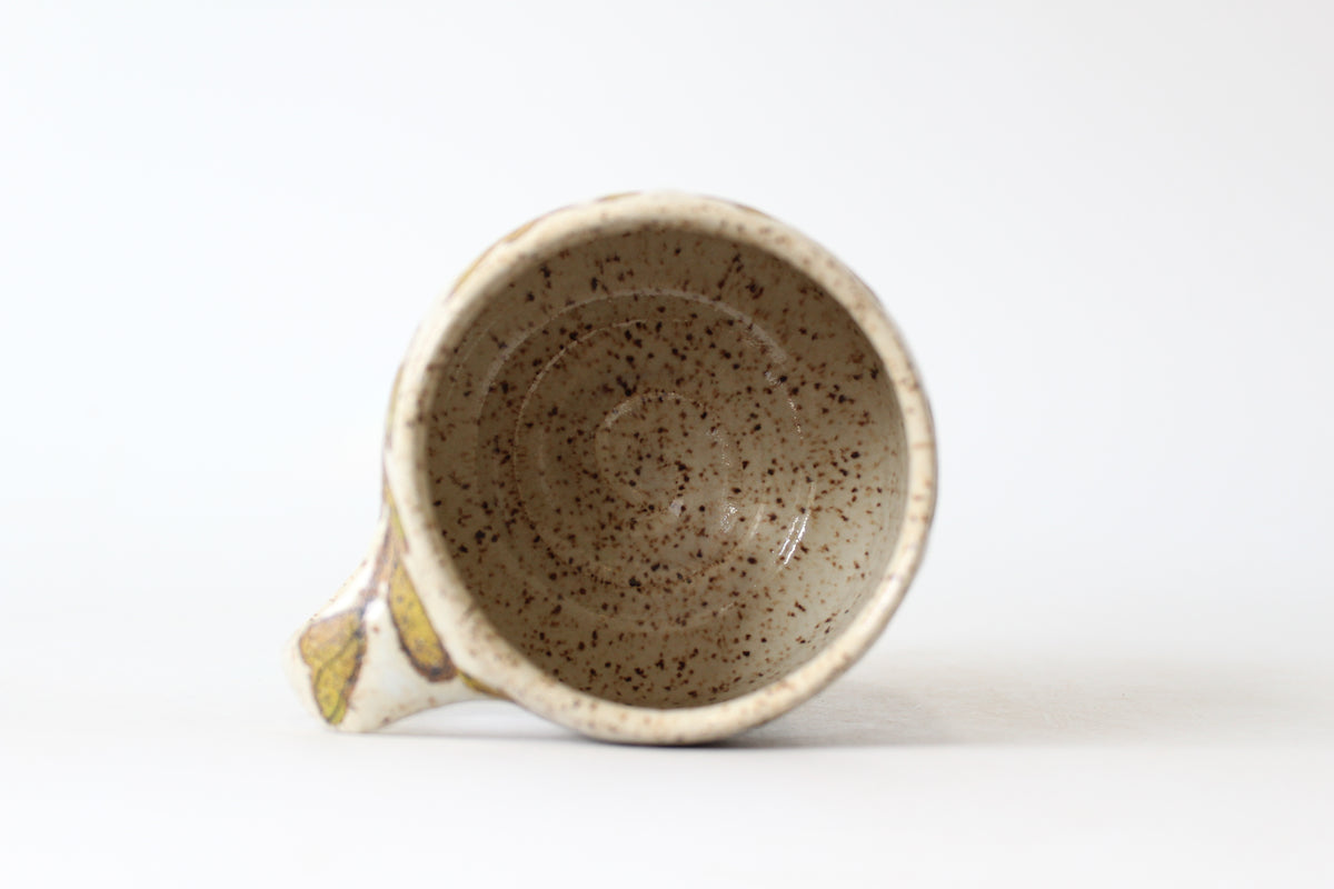 032. Tiny Blue and Green Birds Mug - 15oz.