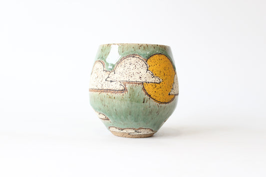 033. Sun and Clouds Mug - 17oz.