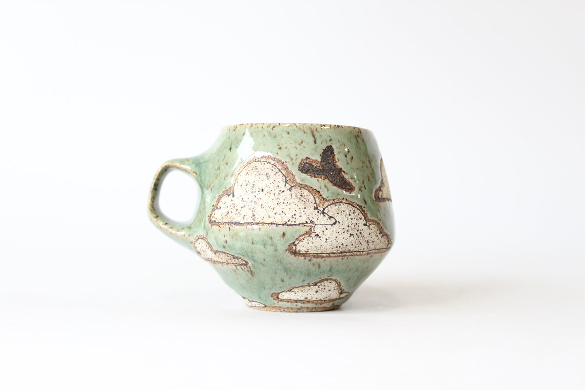 034. Sun and Clouds Mug - 13oz.