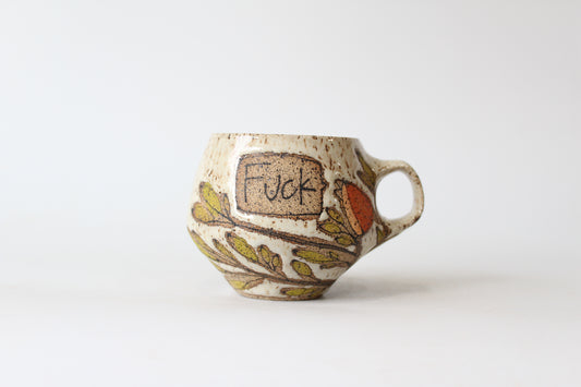 038. Orange Pissed off Bird Mug - 12oz.