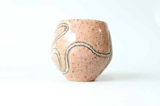 047. Textured Pink Fuck Mug - 17oz.