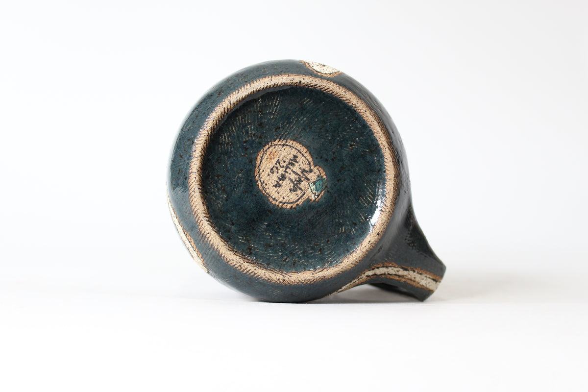 048. Textured Dark Teal Fuck Mug - 19oz.