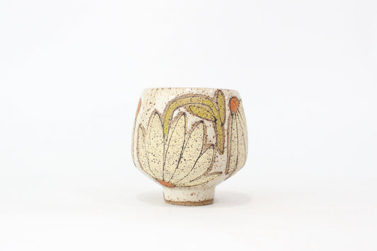 052. Yellow Coneflower Cup (no handle) - 10oz.