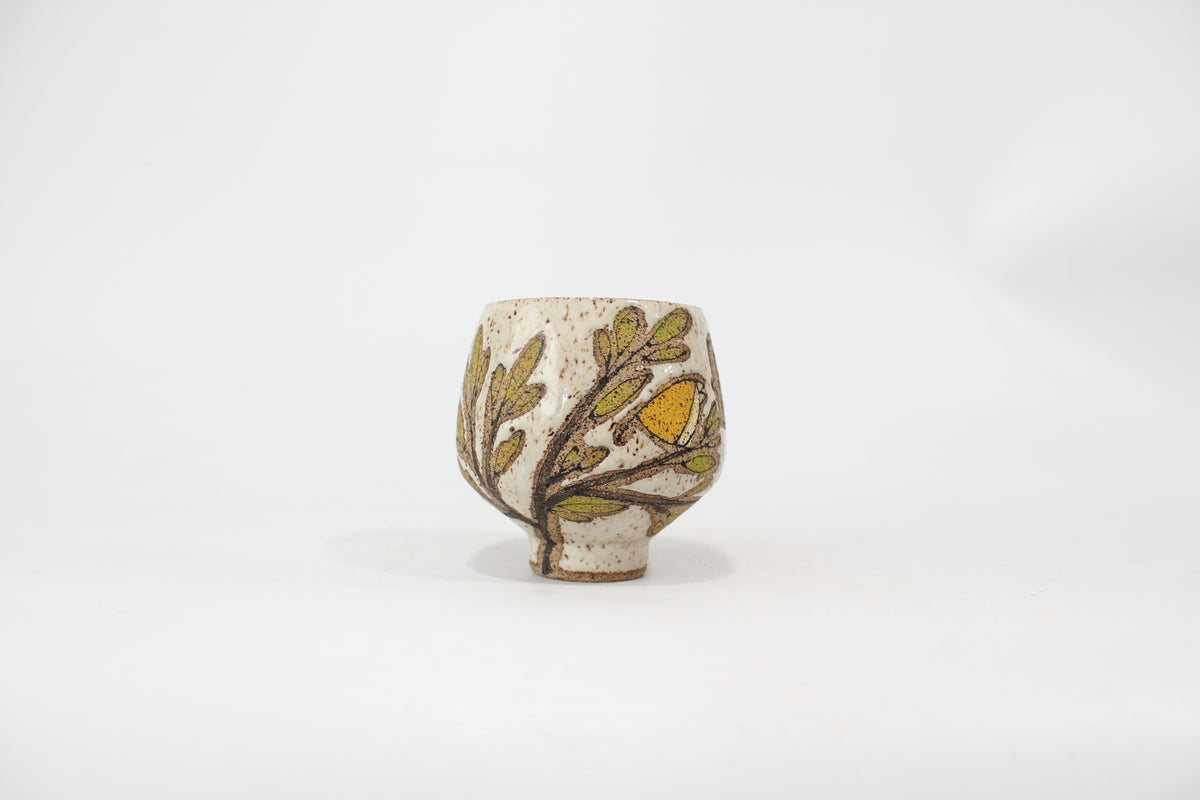 060. Yellow Pissed Off Bird Cup (no handle) - 10oz.