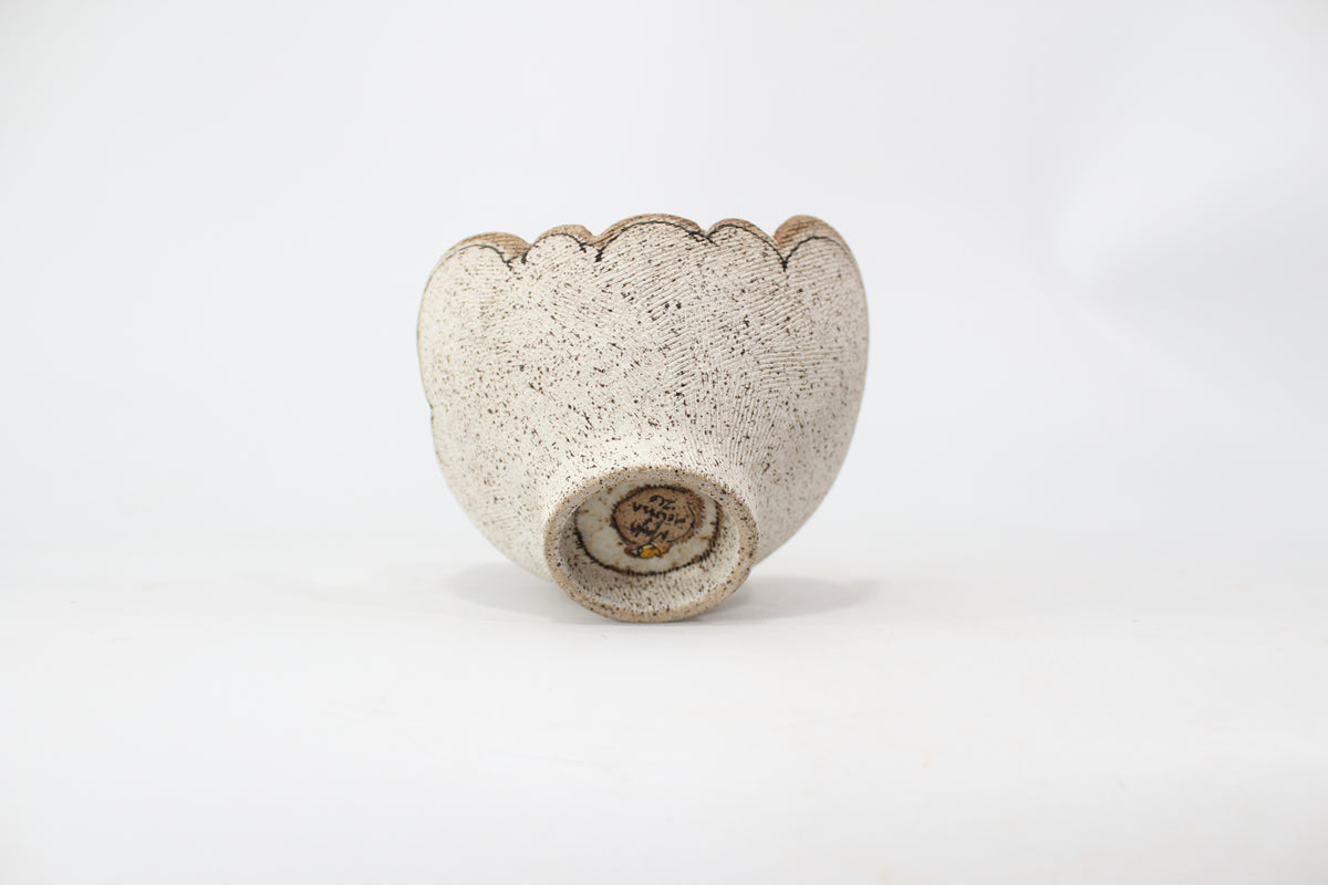 068. Small Textured Cloud Bowl - approx. 3.25" x 5.5"