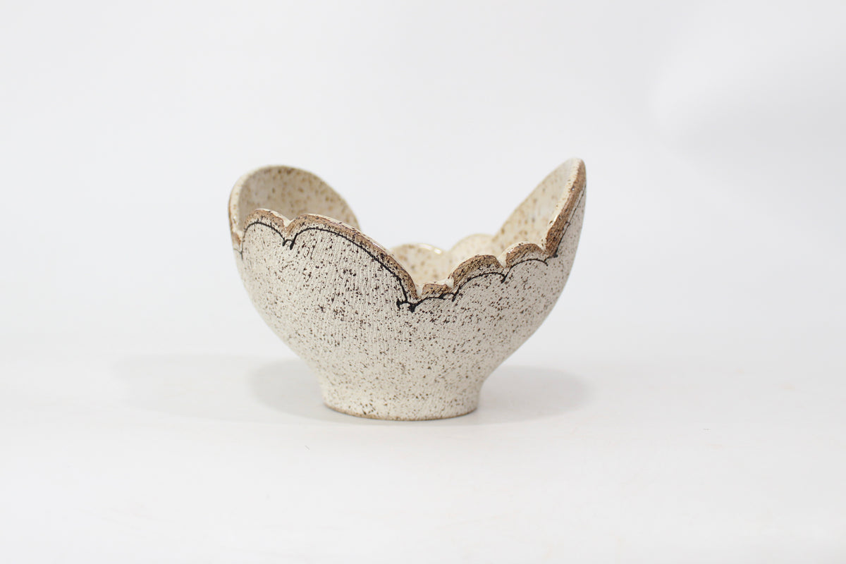 071. Small Textured Cloud Bowl - approx. 4" x 5.25"