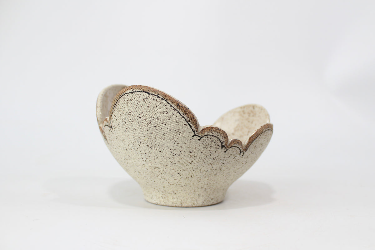 072. Medium Textured Cloud Bowl - approx. 4.25" x 6.5"