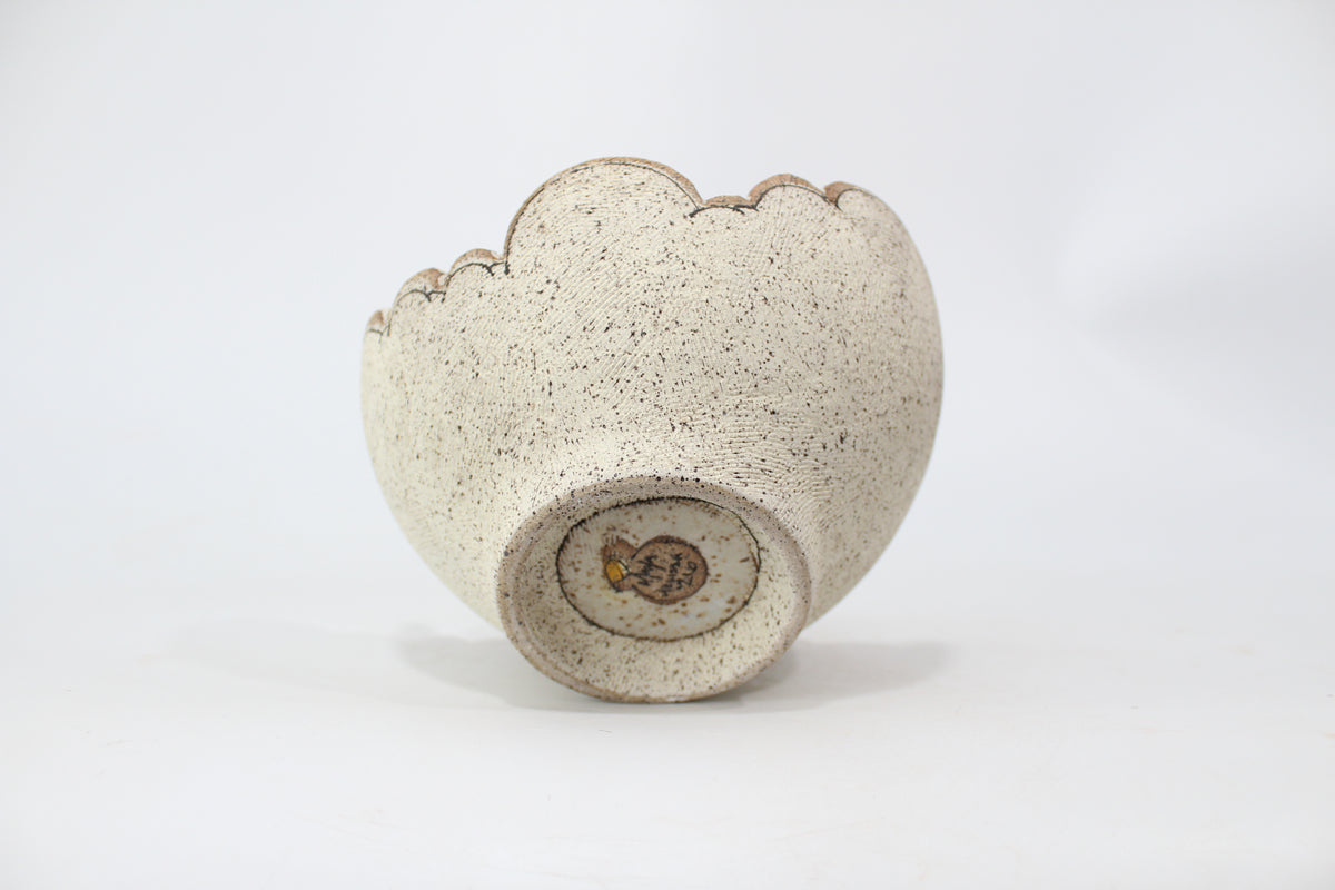 072. Medium Textured Cloud Bowl - approx. 4.25" x 6.5"