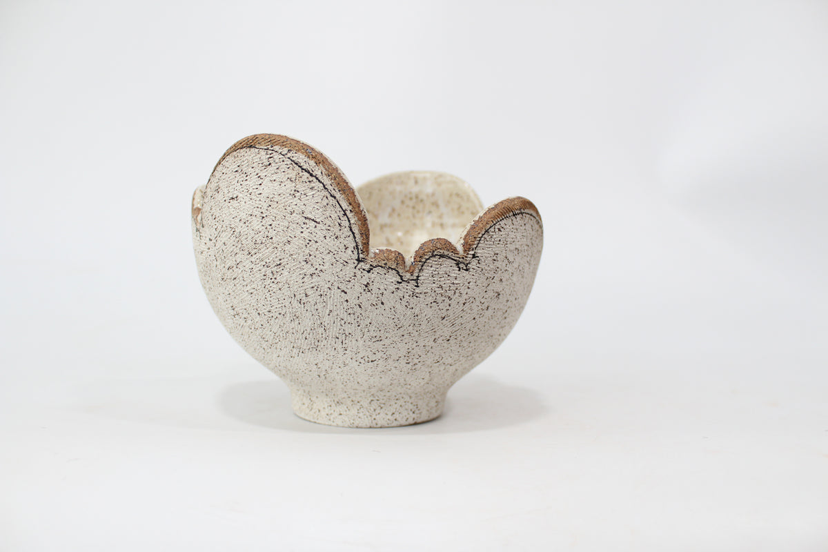 073. Medium Textured Cloud Bowl - approx. 4.75" x 6.5"