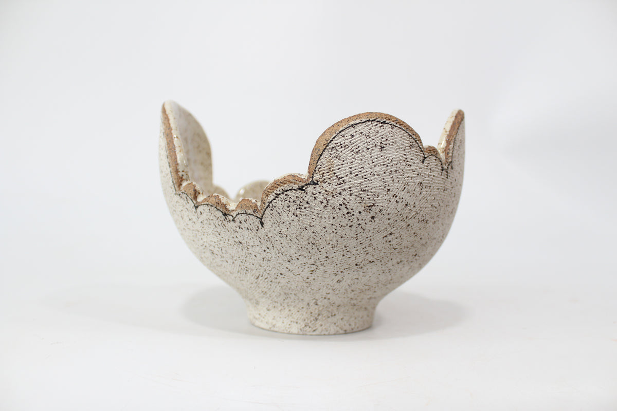 073. Medium Textured Cloud Bowl - approx. 4.75" x 6.5"