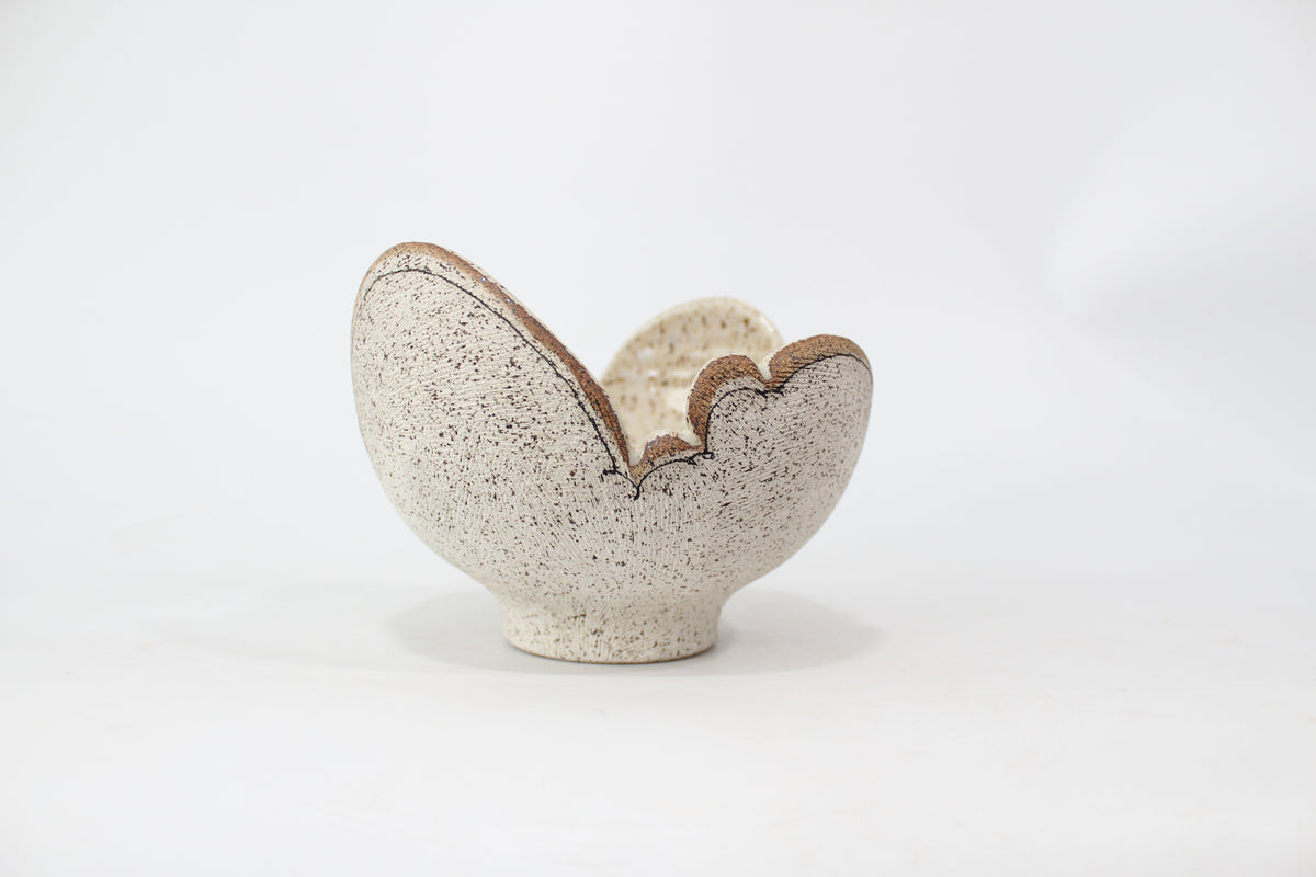 074. Medium Textured Cloud Bowl - approx. 4.5" x 6.5"